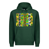 Sports Green St. Patrick's Day brushstrokes Premium Hoodie - Neo Western