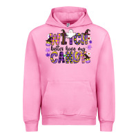 Fuchsia Pink Witch Better Have My Candy Urban Hoodie - CowhideDigitalArt