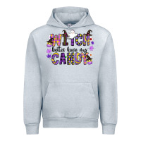 Heather Grey Witch Better Have My Candy Urban Hoodie - CowhideDigitalArt