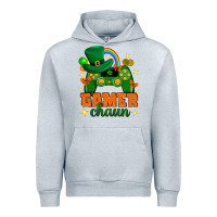 Heather Grey Gamer chaun st.patricks day Urban Hoodie - Neo Western