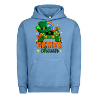 Pigment Pebble Blue Gamer chaun st.patricks day Urban Hoodie - Neo Western