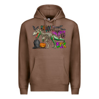 Chestnut spooky saurus rex Premium Hoodie - CowhideDigitalArt