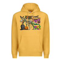 Mustard spooky saurus rex Premium Hoodie - CowhideDigitalArt