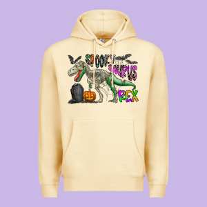 Spooky Saurus Rex Premium Hoodie Designed By Cowhidedigitalart