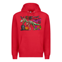 Red spooky saurus rex Premium Hoodie - CowhideDigitalArt