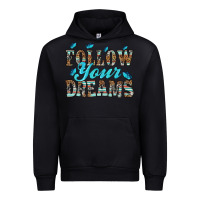 Black follow your dreams Urban Hoodie - HRA Design Shop