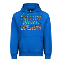 Cobalt follow your dreams Urban Hoodie - HRA Design Shop