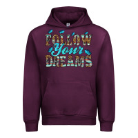 Mauve Wine follow your dreams Urban Hoodie - HRA Design Shop