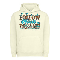 Pigment Pistachio follow your dreams Urban Hoodie - HRA Design Shop