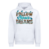 White follow your dreams Urban Hoodie - HRA Design Shop