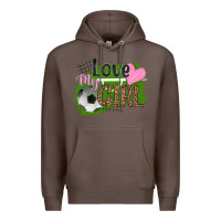 Coffee love my girl soccer Premium Hoodie - HRA Design Shop