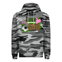Slate Camo love my girl soccer Premium Hoodie - HRA Design Shop