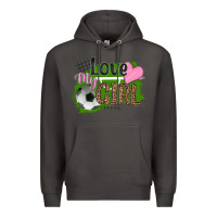 Smoke love my girl soccer Premium Hoodie - HRA Design Shop