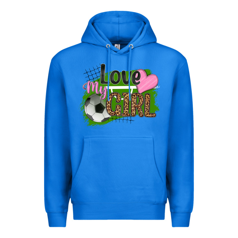 Love My Girl Soccer Premium Hoodie by HRA Design Shop | Teevron