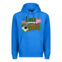 True Royal love my girl soccer Premium Hoodie - HRA Design Shop