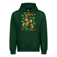 Forest Green Happy st. patricks day Urban Hoodie - Neo Western