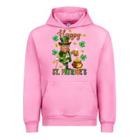 Fuchsia Pink Happy st. patricks day Urban Hoodie - Neo Western