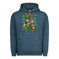 Pigment Midnight Navy Happy st. patricks day Urban Hoodie - Neo Western