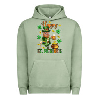 Pigment Oil Green Happy st. patricks day Urban Hoodie - Neo Western