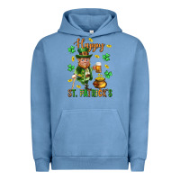 Pigment Pebble Blue Happy st. patricks day Urban Hoodie - Neo Western