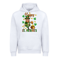 White Happy st. patricks day Urban Hoodie - Neo Western