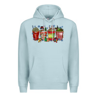 Blue Mist christmas drink Premium Hoodie - CowhideDigitalArt