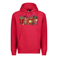Cardinal christmas drink Premium Hoodie - CowhideDigitalArt