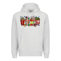 Dove Grey christmas drink Premium Hoodie - CowhideDigitalArt