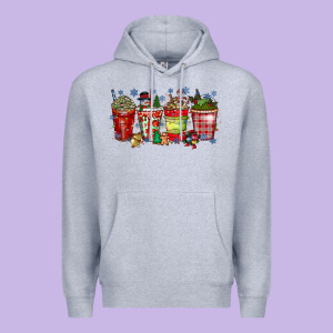 Christmas Drink Premium Hoodie Designed By Cowhidedigitalart