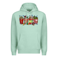 Seafoam christmas drink Premium Hoodie - CowhideDigitalArt