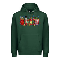 Sports Green christmas drink Premium Hoodie - CowhideDigitalArt