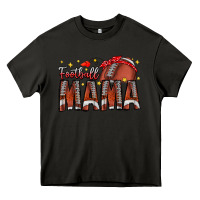 Asphalt football mama Heavy Core Tee - CowhideDigitalArt