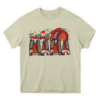 Mossy football mama Heavy Core Tee - CowhideDigitalArt