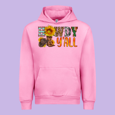 Howdy Y All Urban Hoodie Designed By Hra Design Shop