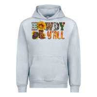 Heather Grey howdy y all Urban Hoodie - HRA Design Shop