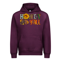 Mauve Wine howdy y all Urban Hoodie - HRA Design Shop