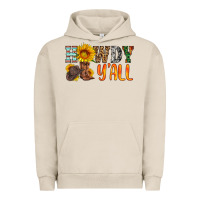 Pigment French Oak howdy y all Urban Hoodie - HRA Design Shop