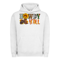 Pigment Lunar Rock howdy y all Urban Hoodie - HRA Design Shop
