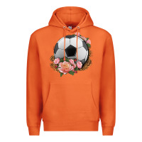 Carrot western soccer with roses Premium Hoodie - HRA Design Shop