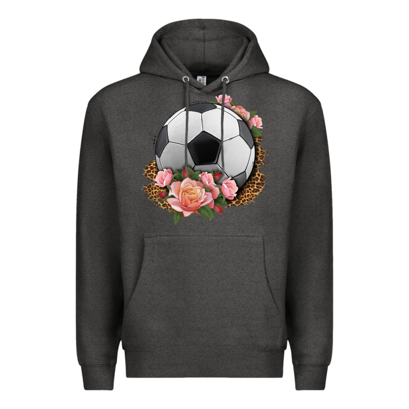 Western Soccer With Roses Premium Hoodie by HRA Design Shop | Teevron