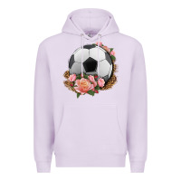Lilac western soccer with roses Premium Hoodie - HRA Design Shop