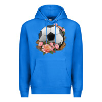 True Royal western soccer with roses Premium Hoodie - HRA Design Shop