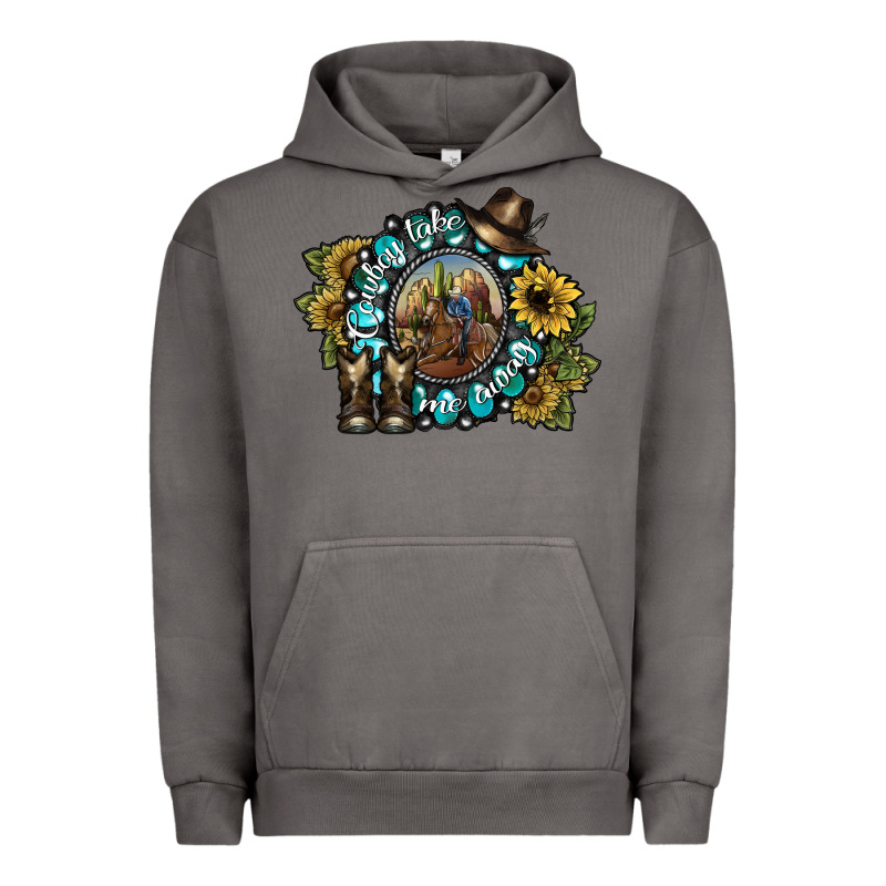 Cowboy Take Me Away 2 Urban Hoodie by SublimationCraftShop | Teevron