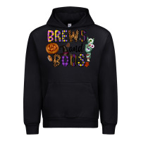 Black Brews And Boos Urban Hoodie - CowhideDigitalArt