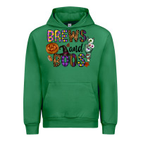 Emerald Brews And Boos Urban Hoodie - CowhideDigitalArt