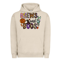 Pigment French Oak Brews And Boos Urban Hoodie - CowhideDigitalArt