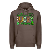Coffee St. Patrick's Day Daddy's little lucky charm Premium Hoodie - Neo Western
