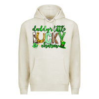 Oatmeal Heather St. Patrick's Day Daddy's little lucky charm Premium Hoodie - Neo Western
