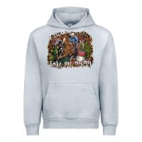 Heather Grey cowboy take me away Urban Hoodie - SublimationCraftShop