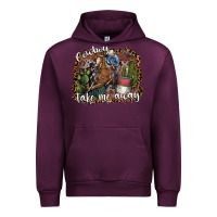 Mauve Wine cowboy take me away Urban Hoodie - SublimationCraftShop